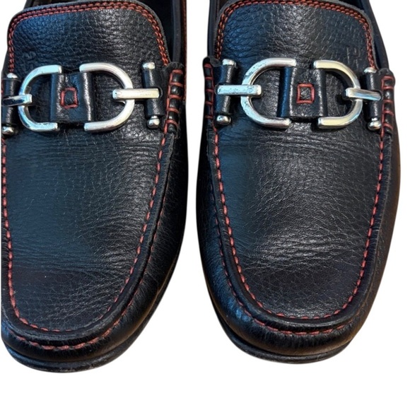 Donald Pliner Dacio Italian Leather Bit Loafer Black Size 7 main image 9